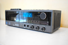 画像をギャラリービューアに読み込む, Walnut Grain Sears Model 23486 AM FM Cassette Digital Alarm Clock Radio! Excellent Condition! Original Box!