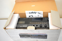 画像をギャラリービューアに読み込む, Walnut Grain Sears Model 23486 AM FM Cassette Digital Alarm Clock Radio! Excellent Condition! Original Box!