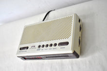 Load image into Gallery viewer, Taupe Lavender 1980s Sears Catalog Model 23155 AM FM Digital Alarm Clock Radio! Excellent Condition!