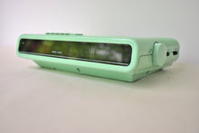 Load image into Gallery viewer, Melon Green 1980s Sharp Model FX-C11 (GR) AM FM Digital Alarm Clock Radio! Excellent Condition!