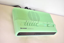 Load image into Gallery viewer, Melon Green 1980s Sharp Model FX-C11 (GR) AM FM Digital Alarm Clock Radio! Excellent Condition!