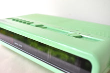 Load image into Gallery viewer, Melon Green 1980s Sharp Model FX-C11 (GR) AM FM Digital Alarm Clock Radio! Excellent Condition!