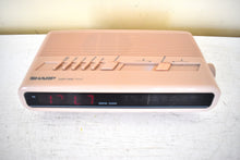 Load image into Gallery viewer, Mauve Puce Lavender Pink 1987 Sharp Model FX-C11 AM FM Digital Alarm Clock Radio! Excellent Condition!