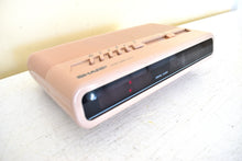 Load image into Gallery viewer, Mauve Puce Lavender Pink 1987 Sharp Model FX-C11 AM FM Digital Alarm Clock Radio! Excellent Condition!