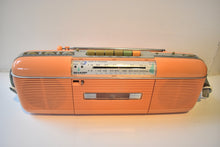 Load image into Gallery viewer, Pretty in Pink Sharp Model QT50(P) AM FM Cassette Player Radio! Sounds Great Excellent Condition!
