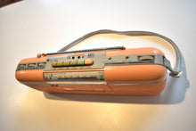 Load image into Gallery viewer, Pretty in Pink Sharp Model QT50(P) AM FM Cassette Player Radio! Sounds Great Excellent Condition!