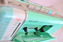 画像をギャラリービューアに読み込む, Surf Green Sharp Model QT5(G) AM FM Cassette Player Radio! Sounds Great Excellent Condition!