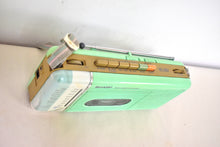 画像をギャラリービューアに読み込む, Surf Green Sharp Model QT5(G) AM FM Cassette Player Radio! Sounds Great Excellent Condition!