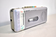 Load image into Gallery viewer, Lavender Purple Sharp Model QT5(L) AM FM Cassette Player Radio! Sounds Great Excellent Condition!