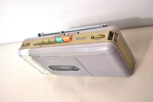 Load image into Gallery viewer, Lavender Purple Sharp Model QT5(L) AM FM Cassette Player Radio! Sounds Great Excellent Condition!