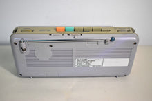 Load image into Gallery viewer, Lavender Purple Sharp Model QT5(L) AM FM Cassette Player Radio! Sounds Great Excellent Condition!