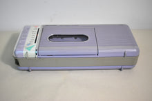 Load image into Gallery viewer, Lavender Purple Sharp Model QT5(L) AM FM Cassette Player Radio! Sounds Great Excellent Condition!
