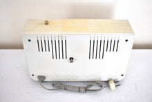 Load image into Gallery viewer, Monterey Blue 1964 Silvertone Model 4035 Vacuum Tube AM Clock Radio Excellent Condition and Great Sounding!