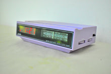 Charger l'image dans la galerie, Purple Lavender Sonic Model CR-100B AM FM Digital Alarm Clock Radio! Excellent Condition! Very Rare!