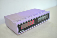 Charger l'image dans la galerie, Purple Lavender Sonic Model CR-100B AM FM Digital Alarm Clock Radio! Excellent Condition! Very Rare!
