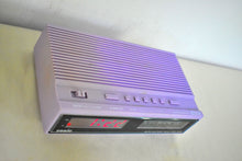 Charger l'image dans la galerie, Purple Lavender Sonic Model CR-100B AM FM Digital Alarm Clock Radio! Excellent Condition! Very Rare!