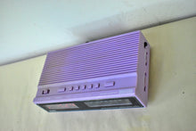 Charger l'image dans la galerie, Purple Lavender Sonic Model CR-100B AM FM Digital Alarm Clock Radio! Excellent Condition! Very Rare!