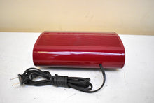 Load image into Gallery viewer, Cranberry Red Sonic Model CRX-7R AM FM Digital Alarm Clock Radio! Excellent Condition!