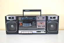 Load image into Gallery viewer, GenX 80's Sony Model CFS-1000 AM FM Cassette Boombox Radio! Sounds Great Excellent Condition! Everything Works!