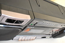 Load image into Gallery viewer, GenX 80's Sony Model CFS-1000 AM FM Cassette Boombox Radio! Sounds Great Excellent Condition! Everything Works!