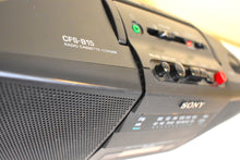Load image into Gallery viewer, Sony Model CFS-B15 AM FM Cassette Stereo Mini Boombox Radio! Sounds Great Excellent Condition!