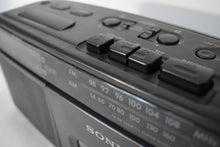 画像をギャラリービューアに読み込む, Tech Black 1980s 90s Sony Model ICF-C610 Dream Machine AM FM Digital Alarm Clock Radio! Excellent Condition!