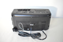画像をギャラリービューアに読み込む, Tech Black 1980s 90s Sony Model ICF-C610 Dream Machine AM FM Digital Alarm Clock Radio! Excellent Condition!