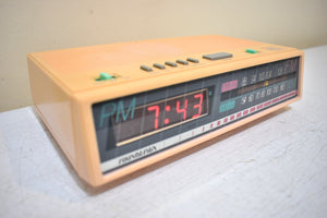 Bluetooth Ready To Go - Go-Go's Pink 1987 Soundesign Model 3620 AM FM Digital Alarm Clock Radio! Excellent Condition!