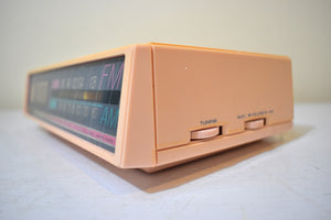 Bluetooth Ready To Go - Go-Go's Pink 1987 Soundesign Model 3620 AM FM Digital Alarm Clock Radio! Excellent Condition!