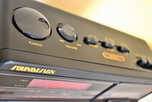 Load image into Gallery viewer, Matte Black Soundesign Model 3827 BLK AM FM Digital Alarm Clock Radio! Excellent Condition!
