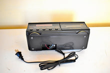 Load image into Gallery viewer, Matte Black Soundesign Model 3827 BLK AM FM Digital Alarm Clock Radio! Excellent Condition!