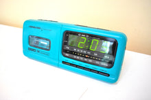 画像をギャラリービューアに読み込む, Bluetooth Ready To Go - Late 80s Rare Seafoam Soundesign Model 3842TL AM FM Cassette Digital Alarm Clock Radio! Sounds Great Excellent Condition!