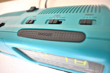画像をギャラリービューアに読み込む, Bluetooth Ready To Go - Late 80s Rare Seafoam Soundesign Model 3842TL AM FM Cassette Digital Alarm Clock Radio! Sounds Great Excellent Condition!