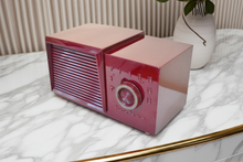 画像をギャラリービューアに読み込む, Bluetooth Ready To Go - Burgundy 1955 Airline Model GSE-1621A AM Vacuum Tube Radio Excellent Condition Great Receiver!