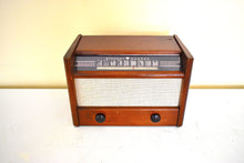 Load image into Gallery viewer, Artisan Crafted Wood 1947 Stewart Warner Model 51T136 Vacuum Tube AM Radio Nice Color! Excellent Performer!
