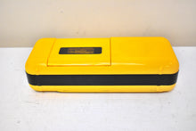Load image into Gallery viewer, Cab Yellow 80s Street Beat Model CT-72 AM FM Cassette Mini Boombox Radio! Sounds Great Excellent Condition!