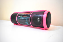 画像をギャラリービューアに読み込む, Bluetooth Ready To Go - Hot Pink 80s Street Beats Model PR4000 AM FM Solid State Transistor Radio! Rare Model Totally Tubular!