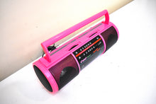 画像をギャラリービューアに読み込む, Bluetooth Ready To Go - Hot Pink 80s Street Beats Model PR4000 AM FM Solid State Transistor Radio! Rare Model Totally Tubular!