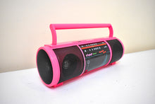画像をギャラリービューアに読み込む, Bluetooth Ready To Go - Hot Pink 80s Street Beats Model PR4000 AM FM Solid State Transistor Radio! Rare Model Totally Tubular!