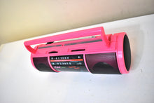 画像をギャラリービューアに読み込む, Bluetooth Ready To Go - Hot Pink 80s Street Beats Model PR4000 AM FM Solid State Transistor Radio! Rare Model Totally Tubular!