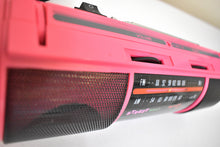 画像をギャラリービューアに読み込む, Bluetooth Ready To Go - Hot Pink 80s Street Beats Model PR4000 AM FM Solid State Transistor Radio! Rare Model Totally Tubular!