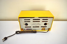 Load image into Gallery viewer, Banana Yellow 1954 Stromberg Carlson Model T4 AM Vacuum Tube Radio Rare Model! Rare Color!