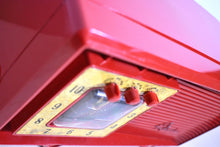 Charger l'image dans la galerie, Cardinal Red 1955 Sylvania Model 5484 Vacuum Tube Radio Sounds Great Excellent Condition!