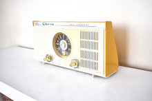 画像をギャラリービューアに読み込む, Bluetooth Ready To Go - Mango Yellow 1959 Sylvania Model 3013 Vacuum Tube AM Radio Jetsons Atomic Age Marvel!