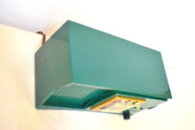 Load image into Gallery viewer, Emerald Green 1954 Travler Model 55C42 Vacuum Tube AM Radio Rare Design and Color! Sounds Great! Excellent Condition!