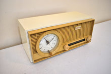 Charger l&#39;image dans la galerie, Harvest Gold 1963 Truetone Model 59C22 AM Vacuum Tube Radio Sounds Great! Excellent Condition!