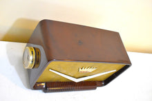 Load image into Gallery viewer, Cadillac Brown Swirl 1955 Truetone Model D-2586 Vacuum Tube AM Radio Unique and Rare Rockabilly Looking Design! Sounds Great!