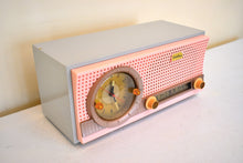 画像をギャラリービューアに読み込む, チャルフォンテ ブルー ターコイズ 1959 Truetone D-2801 真空管 AM クロック ラジオ 素晴らしい状態です。ステラーですね！