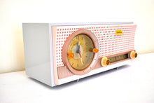 画像をギャラリービューアに読み込む, チャルフォンテ ブルー ターコイズ 1959 Truetone D-2801 真空管 AM クロック ラジオ 素晴らしい状態です。ステラーですね！