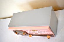 画像をギャラリービューアに読み込む, チャルフォンテ ブルー ターコイズ 1959 Truetone D-2801 真空管 AM クロック ラジオ 素晴らしい状態です。ステラーですね！